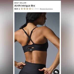 ALO airlight intrigue sports bra